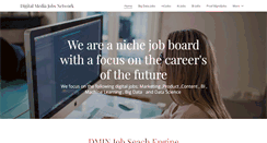 Desktop Screenshot of digitalmediajobsnetwork.com